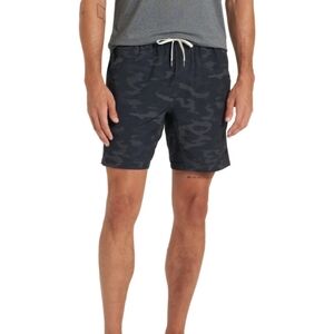 VUORI Pull-On Camo Shorts Black‎ Gray 5 Pockets Mens XL
